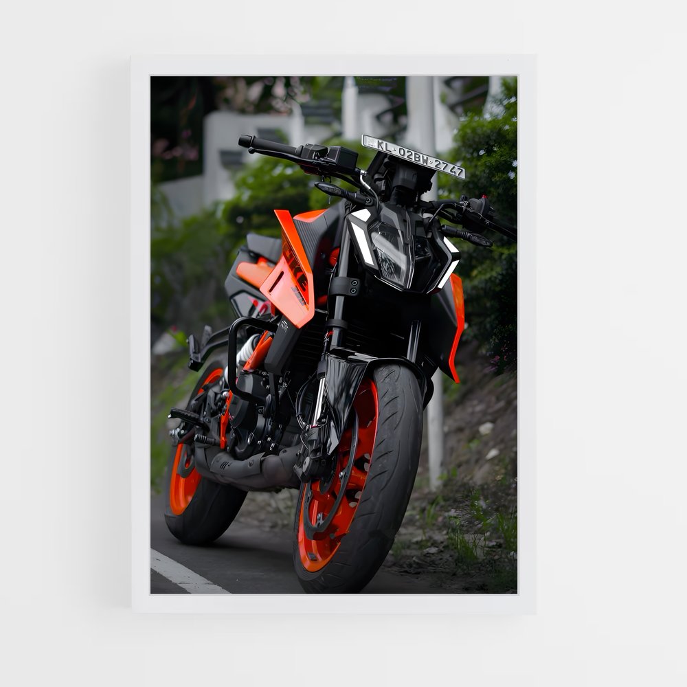 Poster Route 125 Duke – affiche KTM Moto (vue 3)